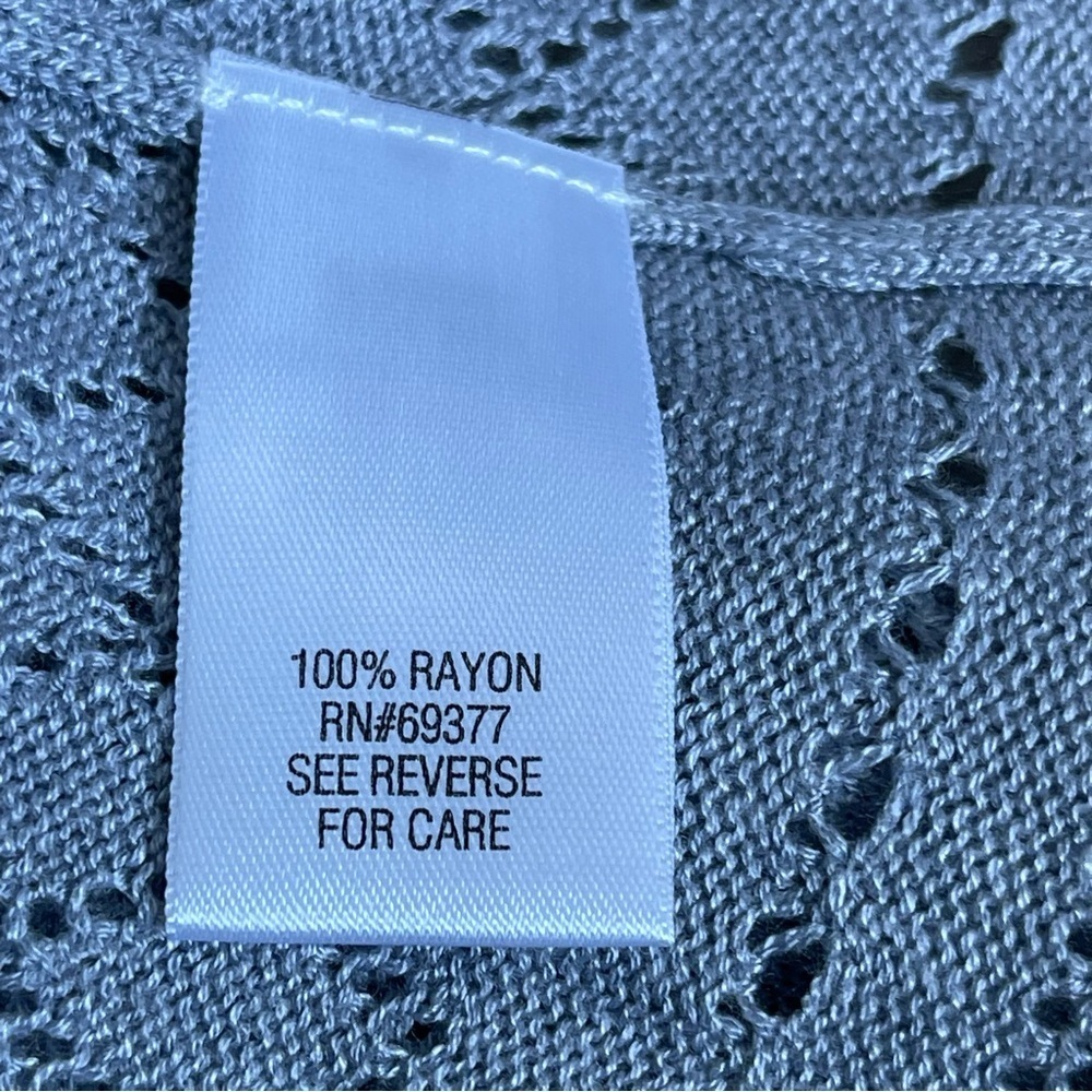 Croft & Barrow Pointelle Open Front Catdigan Swea… - image 7